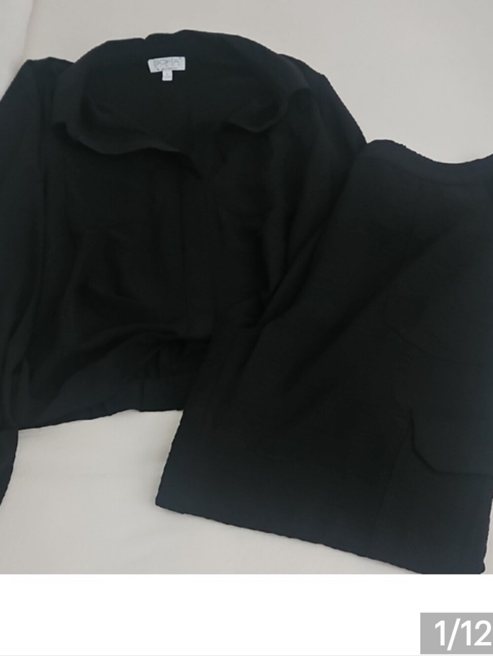 Sofia by Sofia vergara Black Two-Piece Set - Crop Top & Pants - Size M & L